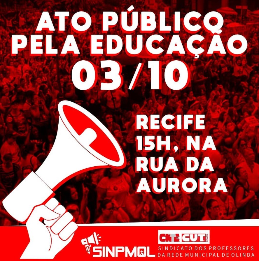 Ato público pela Educação