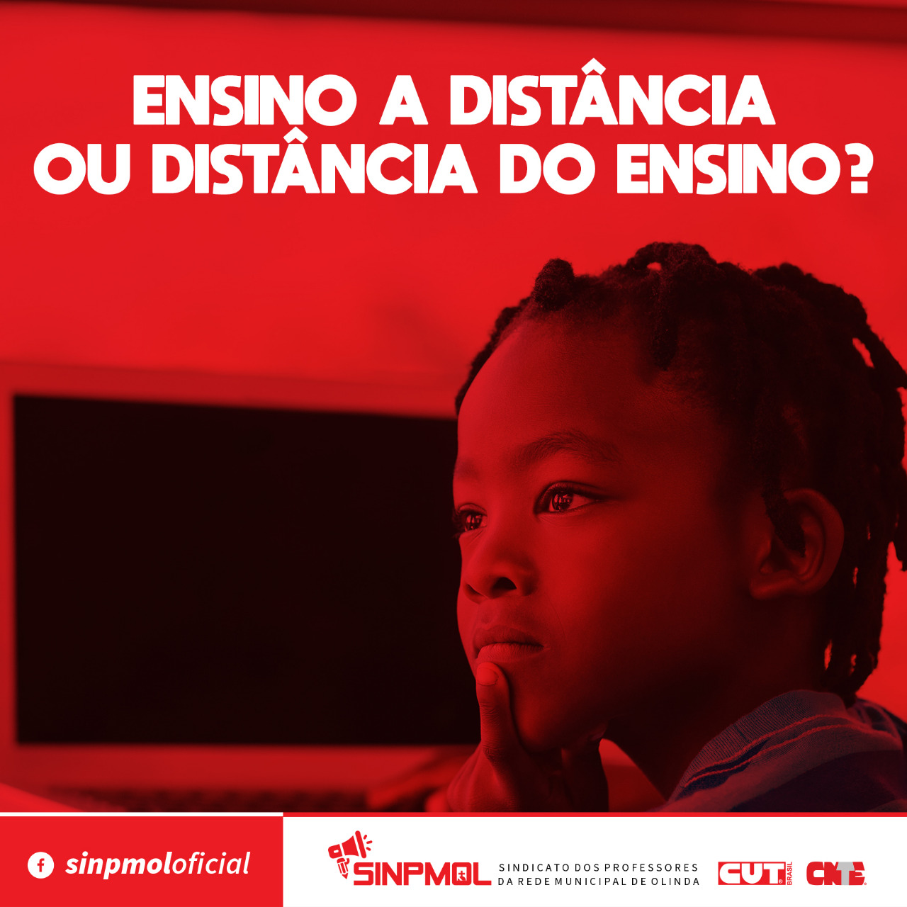 Nota do SINPMOL sobre o ensino a distância para alunos do 5º ao 9º ano do ensino fundamental da Prefeitura de Olinda