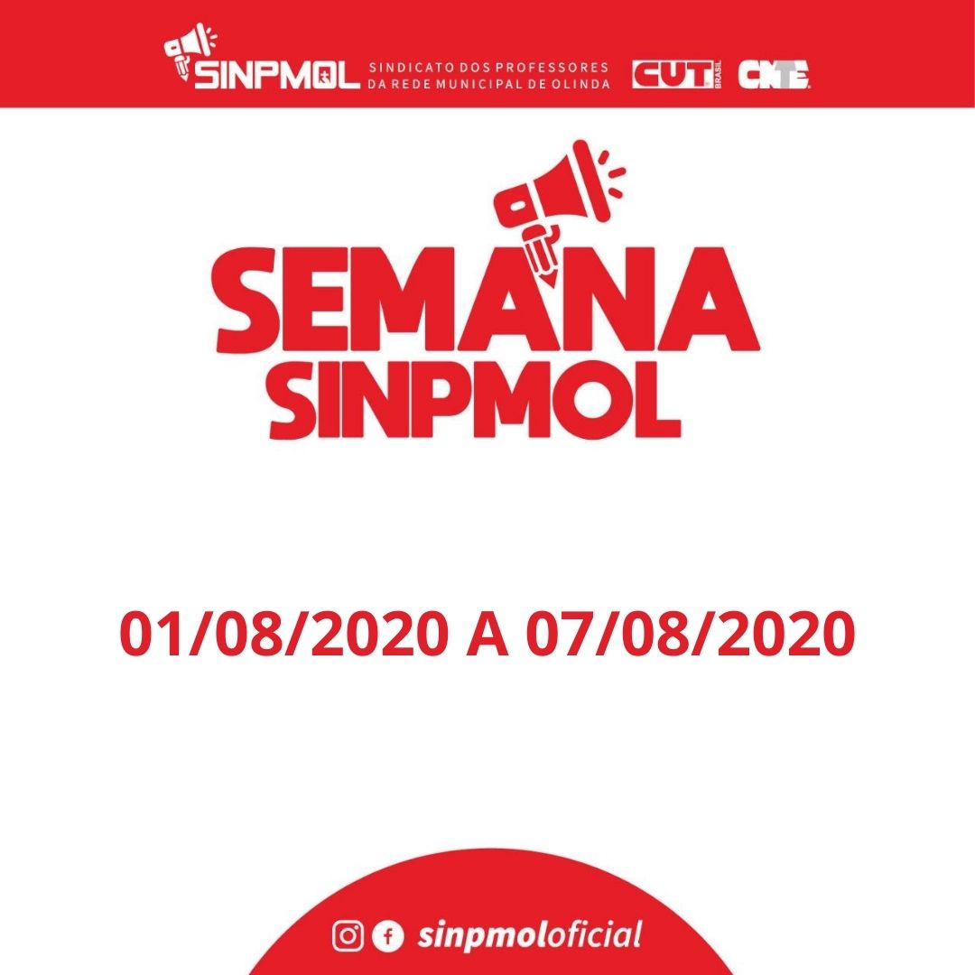 Se liga na SEMANA SINPMOL, categoria!