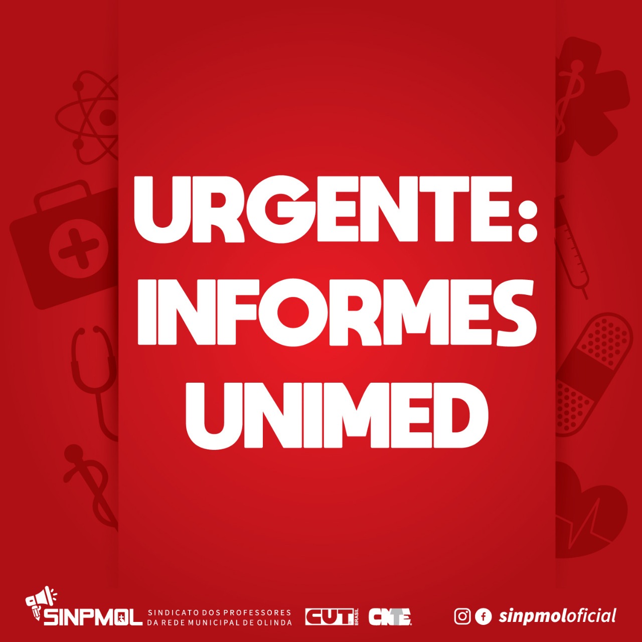 Informe Urgente sobre o reajuste da Unimed