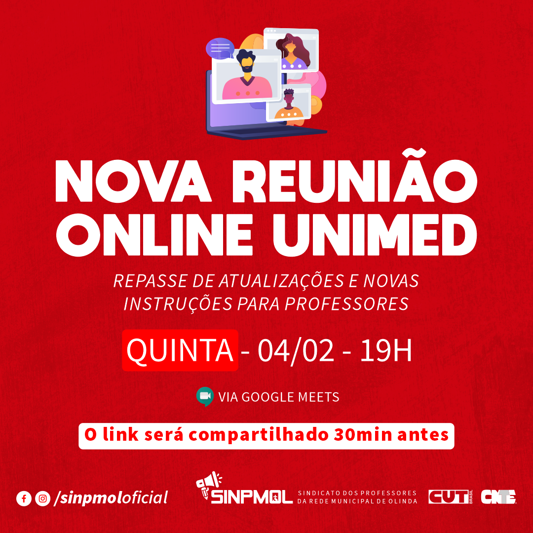 Nova Reunião Online Unimed