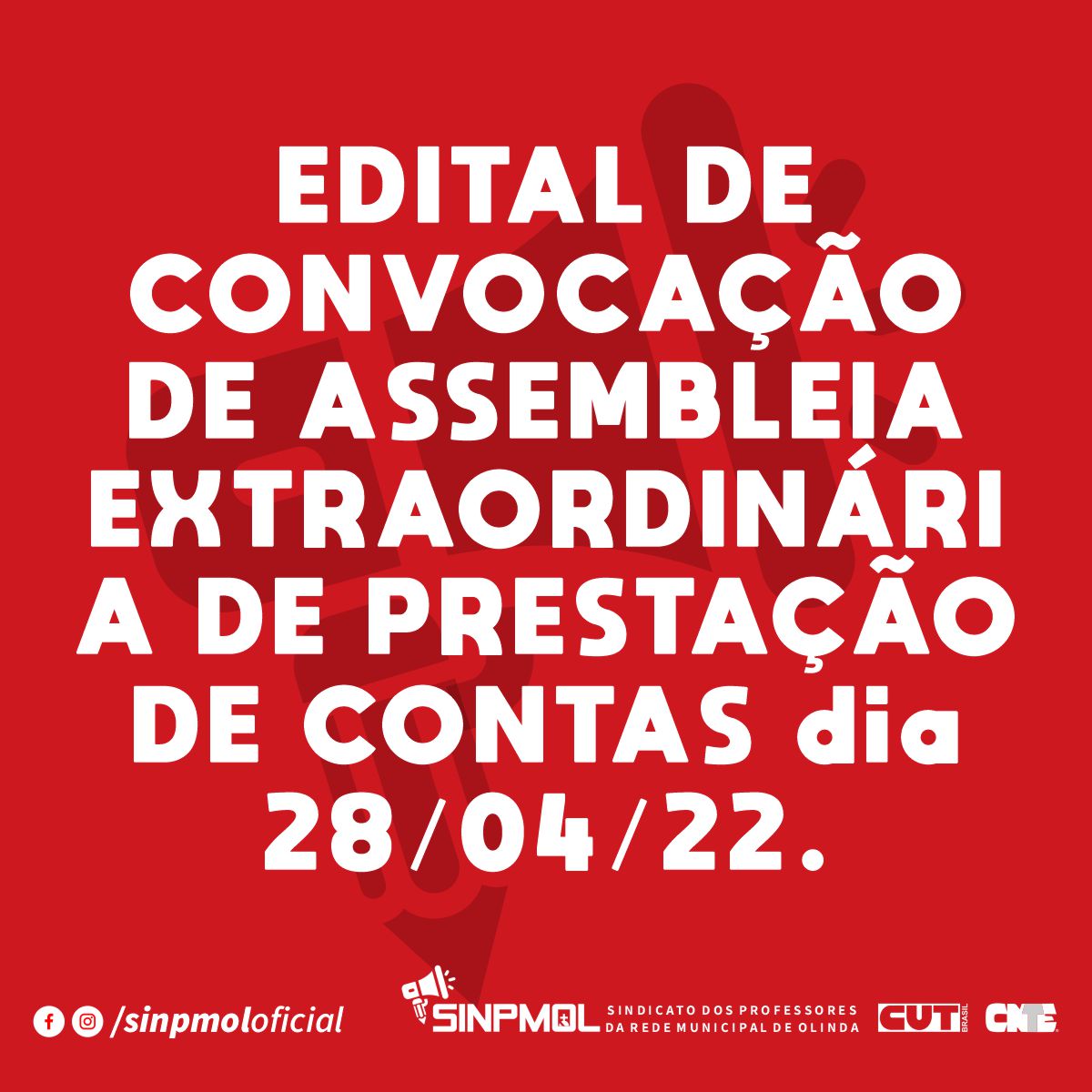 Edital Assembleia Prestação de Contas 28/04/2022