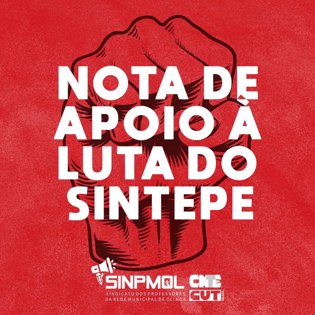 NOTA DEAPOIO À LUTA DO SINTEPE