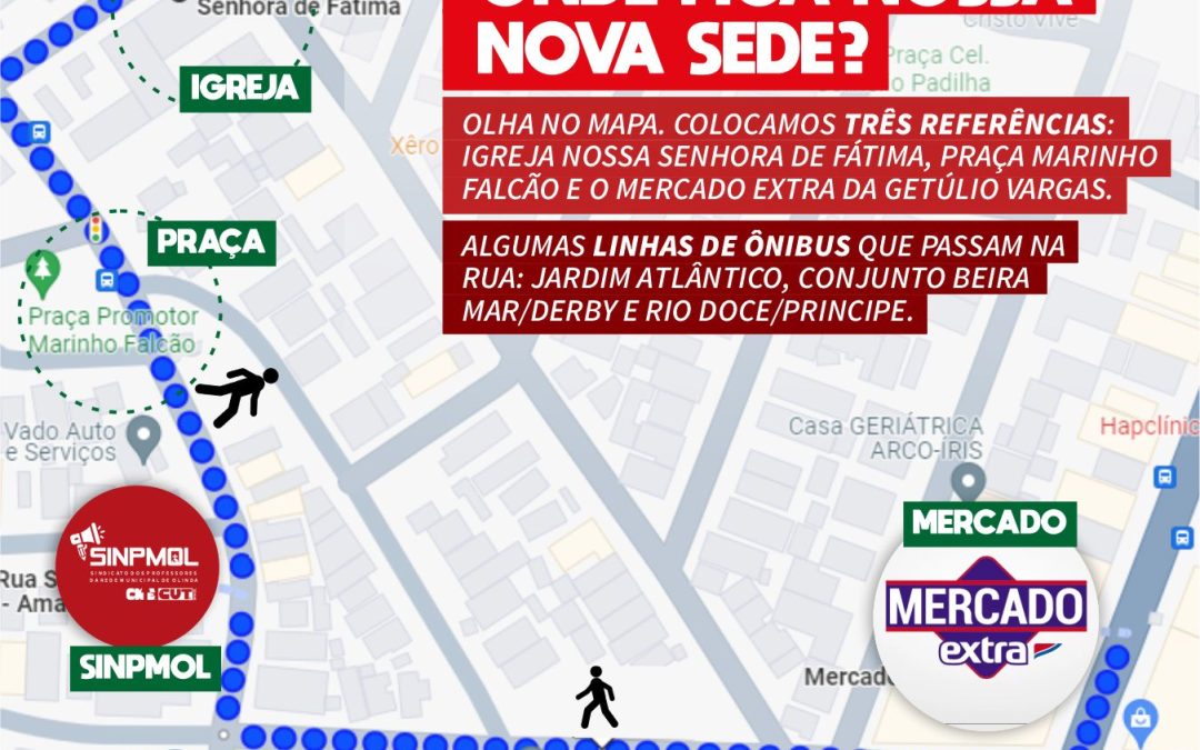 SINPMOL ESTÁ DE SEDE NOVA